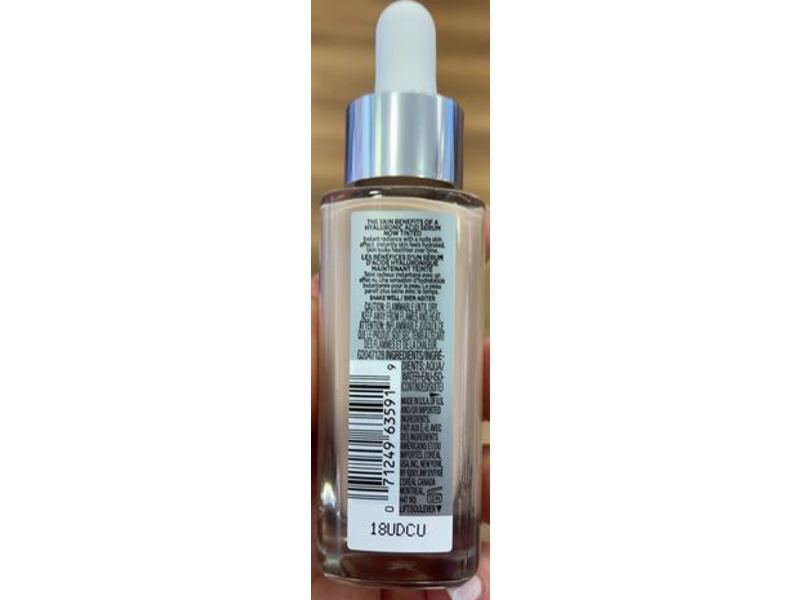 L'Oreal Paris True Match Nude Plumping Tinted Serum, 0.5-2 Very Light, 1 fl oz/30 mL