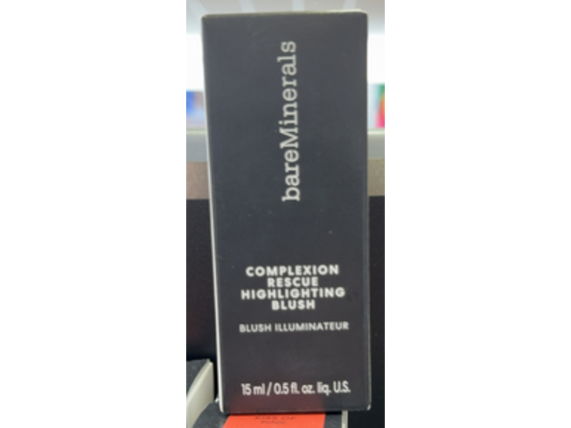 BareMinerals Complexion Rescue Highlighting Blush, Rose Glow, 0.5 fl oz/15 mL