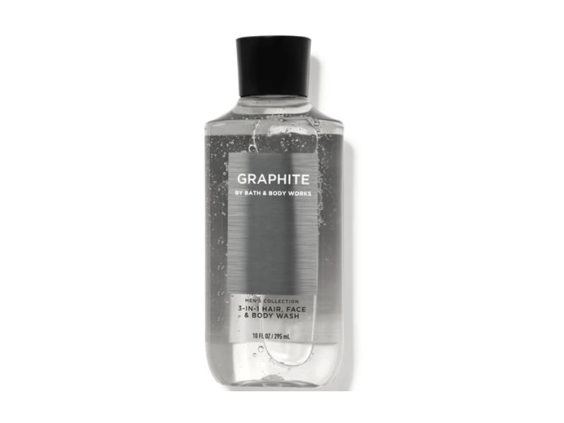 Bath & Body Works 3-In-1 Hair, Face & Body Wash, Graphite, 10 fl oz/295 mL