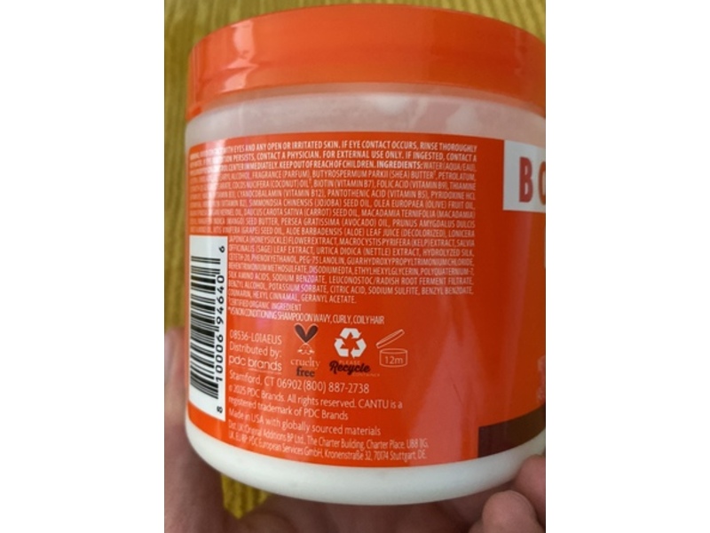 Cantu Coconut Curling Cream, Shea Butter , 16 oz/453 g