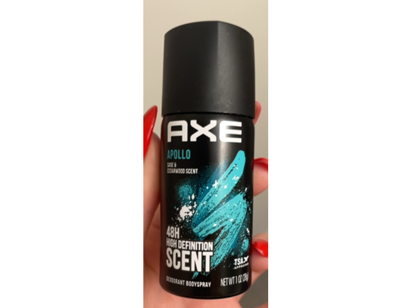 Axe Apollo Deodorant Spray, Sage & Cedarwood, 1 oz/28 g