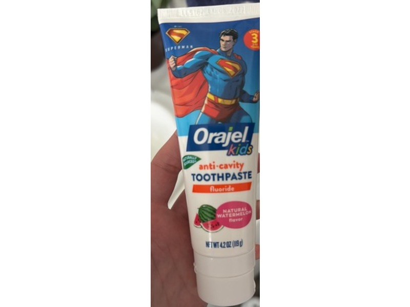 Orajel Kids Anti-Cavity Toothpaste, Watermelon, 4.2 fl oz/119 g