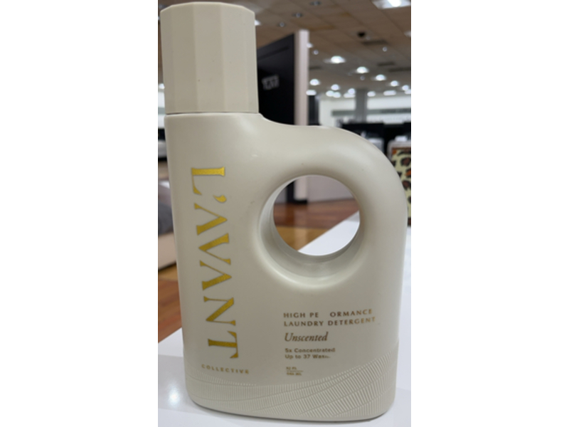 L'avant Collective High Pe Ormance Laundry Detergent, Unscented, 37 Loads, 32 fl oz/946 mL