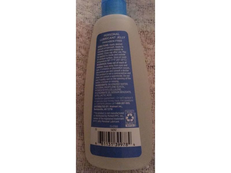 Equate Personal Lubricant Jelly, 8 oz/227 g