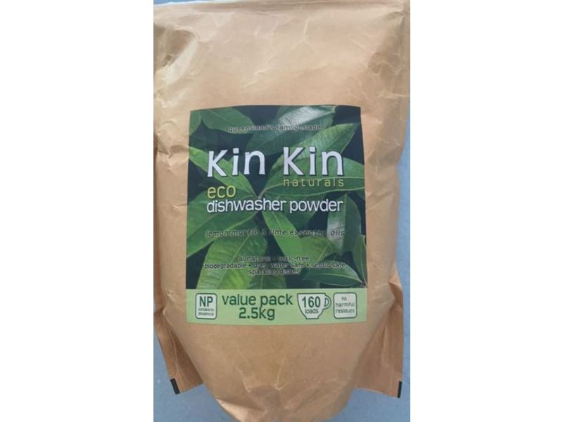 Kin Kin Naturals Dishwasher Powder, Lemon Myrtle & Lime , 2.5kg, 160 Loads