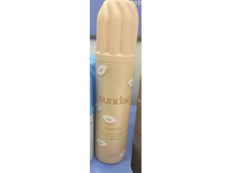 Sundae Whipped Shower Foam, Glazed Donut, 8.9 fl oz/265 mL