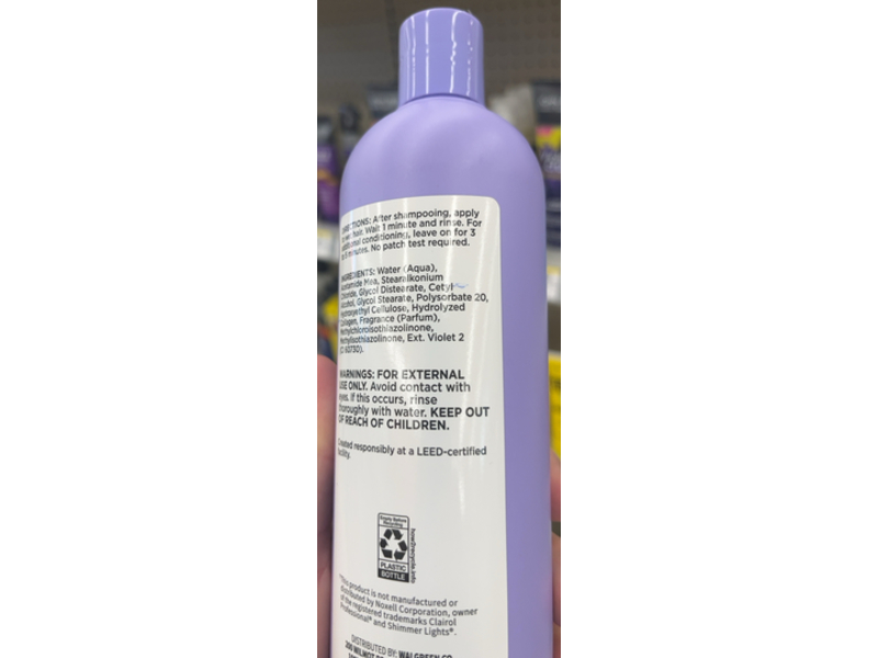 Walgreens Toning Conditioner, 16 fl oz/473 mL