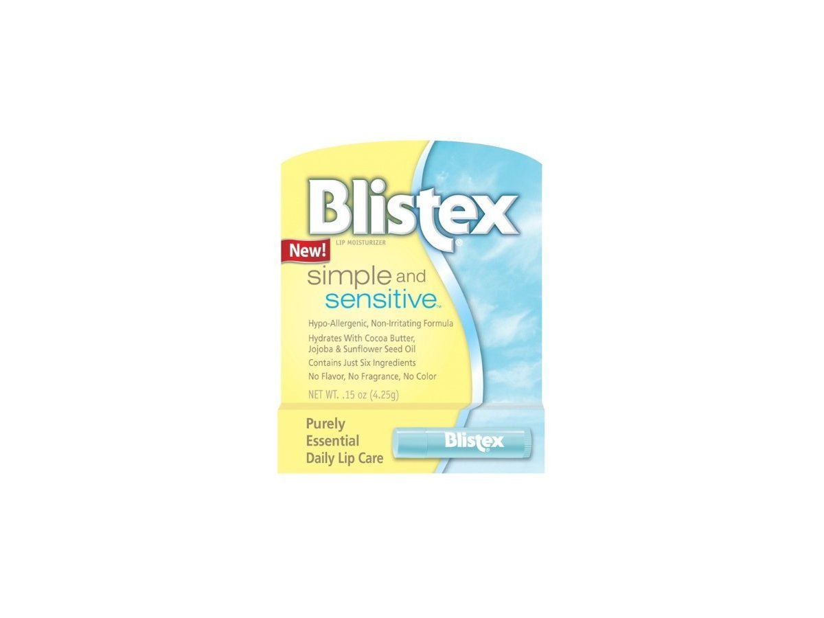 Blistex Simple and Sensitive Purely Essential Daily Lip Care, 0.15 oz