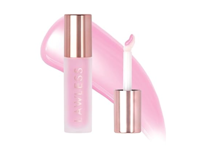 Lawless Forget the Filler Lip-Plumping Line-Smoothing Gloss, Strawberry Milkshake, 0.11 fl oz/33 mL