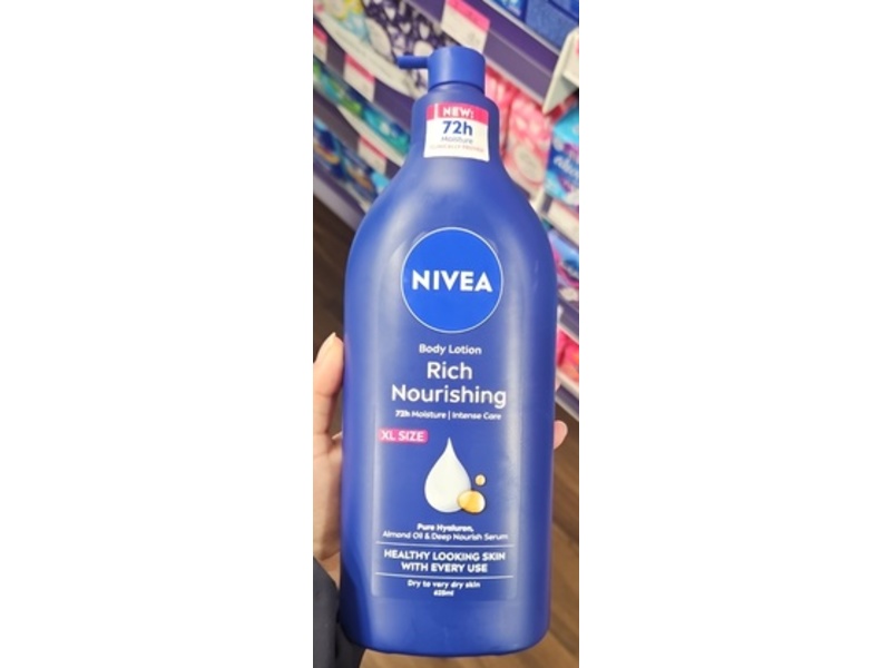 Nivea Rich Nourishing Body Lotion, 625 mL
