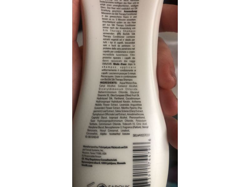 Biosilk Silk Therapy Conditioner, 7 fl oz/207 mL