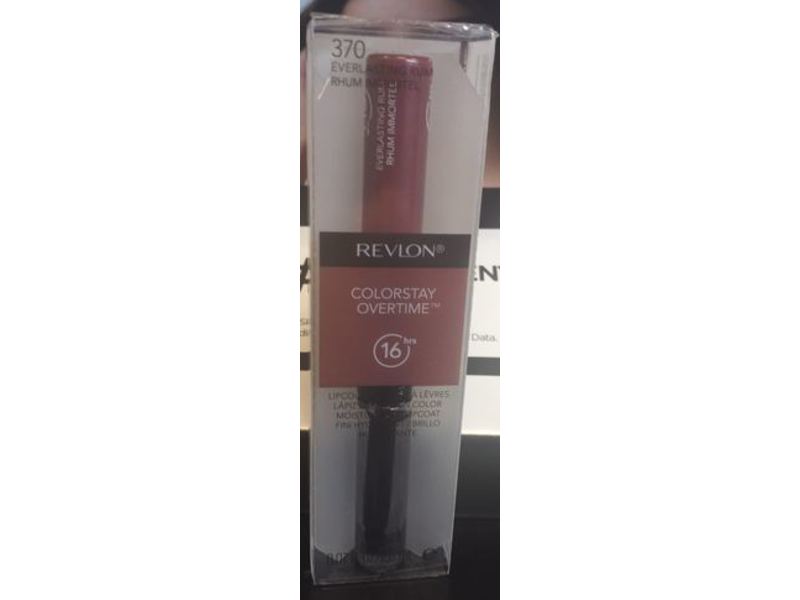 Revlon Colorstay Overtime Lipstick, 370 Everlasting Rum, 0.07 oz/2.0 mL, Pack Of 2