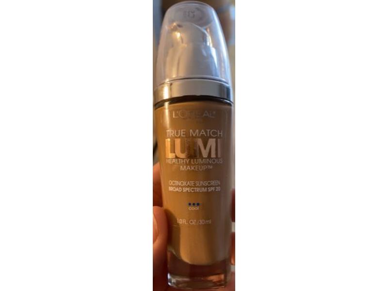 L'Oreal Paris True Match Lumi Healthy Luminous Makeup, SPF 20, C5 Classic Beige, 1 fl oz/30 mL