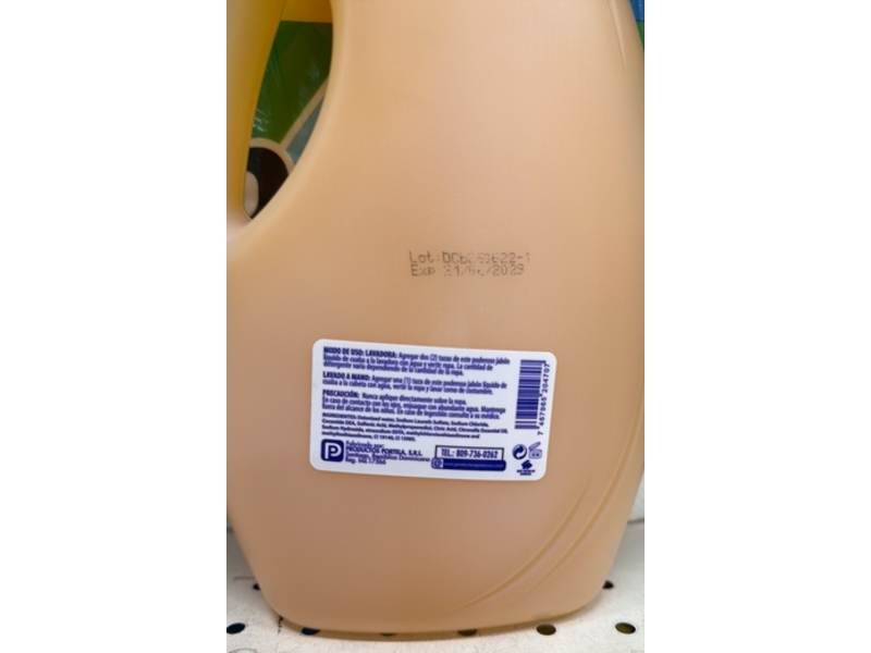 Cuaba Detergente Liquido Limpieza y Frescura, 64 fl oz