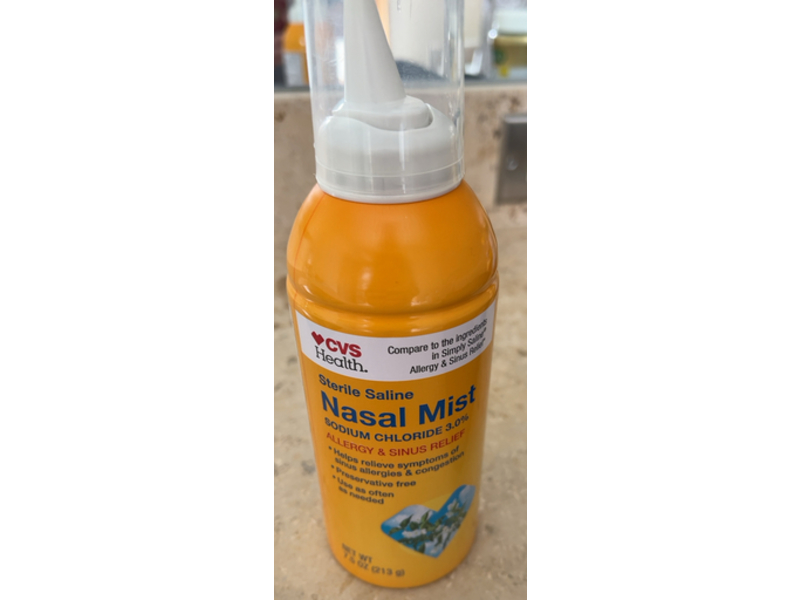 CVS Health Sterile Saline Nasal Mist, 7.5 oz/213 g