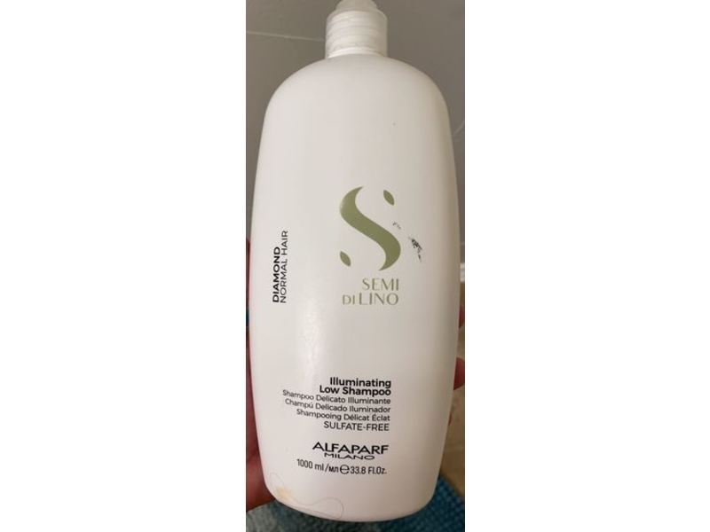 Alfaparf Milano Semi Di Lino Illuminating Low Shampoo, Diamond Normal Hair, 33.8 fl oz/1000 mL