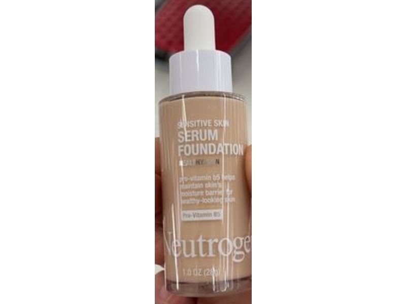Neutrogena Sensitive Skin Serum Foundation, Light 01, 1 oz/28 g