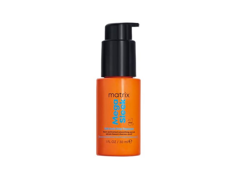 Matrix Mega Sleek 96H Anti-Frizz Topcoat Serum, 1 fl oz/30 mL