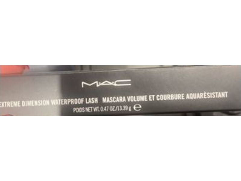 M.A.C. Extreme Waterproof Lush Mascara, Dimensional Black, 0.47 oz/13.39 g