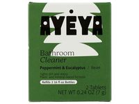 Ayeya Bathroom Cleaner Tablets, Peppermint & Eucalyptus, 0.24 oz/7 g, 2 Count - thumbnail 1