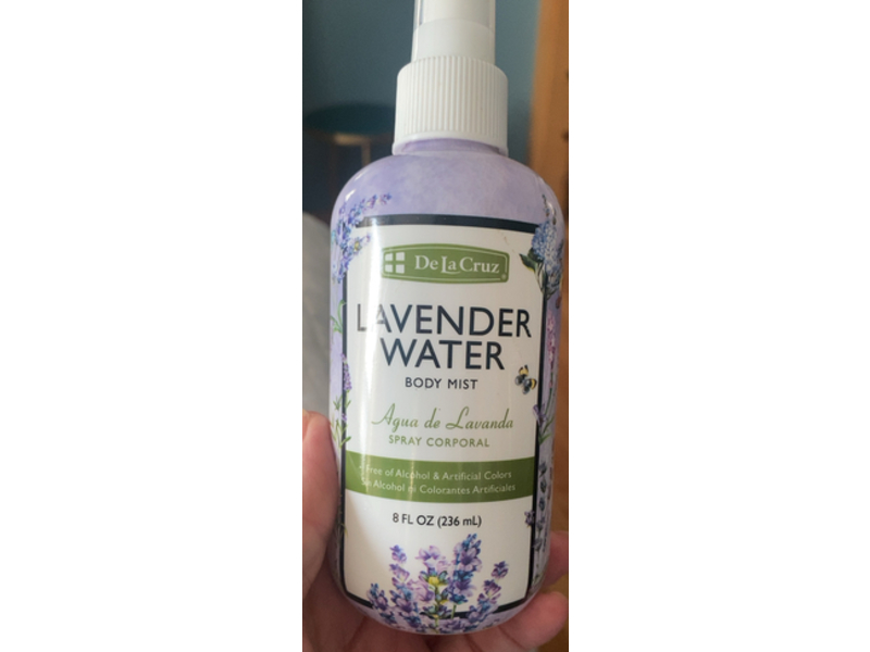 De La Cruz Body Mist, Lavender Water, 8 fl oz/236 mL