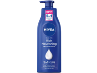 Nivea Rich Nourishing Body Lotion, Almond Oil & Vitamin E, 500 mL - Image 2