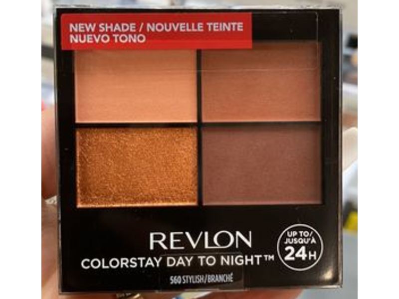 Revlon Color Stay Day To Night Eyeshadow Quad, 560 Stylish, 0.16 oz