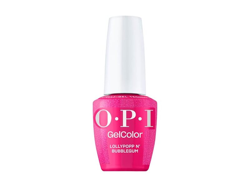 OPI GelColor UV Cure Gel Nail Polish, Lollypoppin’ Bubblegum, 0.5 fl oz