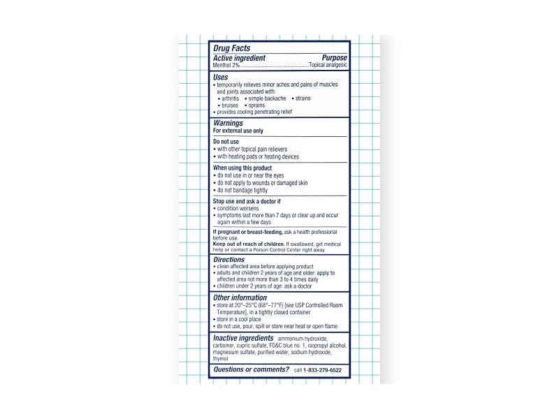 Mineral Ice Therapeutic Pain Relieving Gel, 8 Ounce