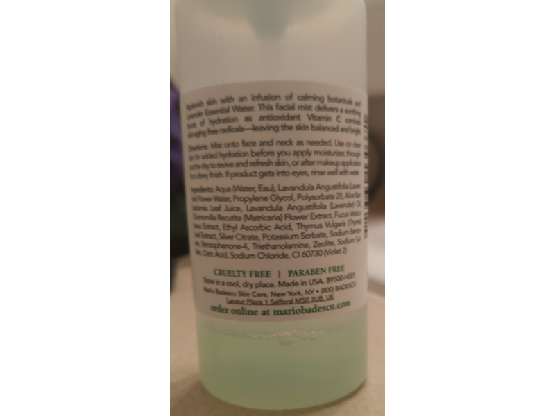 Mario Badescu Skin Care Facial Spray With Aloe, Chamomile & Lavender, 2 fl oz
