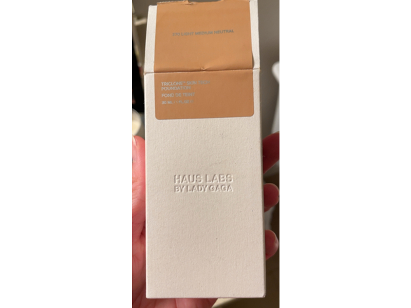 Haus Labs By Lady Gaga Triclone Skin Tech Foundation, 270 Light Medium Neutral, 1 fl oz/30 mL