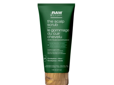 Raw Sugar Scalp Scrub Micro Polish, Eucalyptus + Aloe, 5 fl oz/148 mL