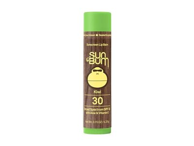 Sun Bum Original Sunscreen Lip Balm, Kiwi, 0.15 oz/4.25 g