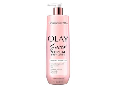 Olay Super Serum Body Lotion, Shea Moisture, 18.5 fl oz/547 mL
