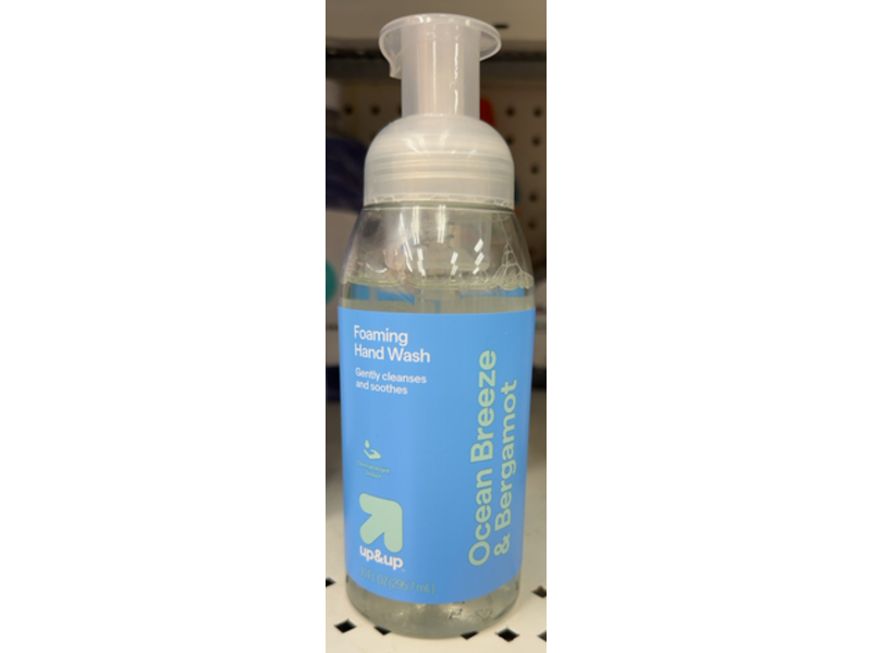 Up & Up Foaming Hand Wash, Ocean Breeze & Bergamot, 10 fl oz/295.7 mL