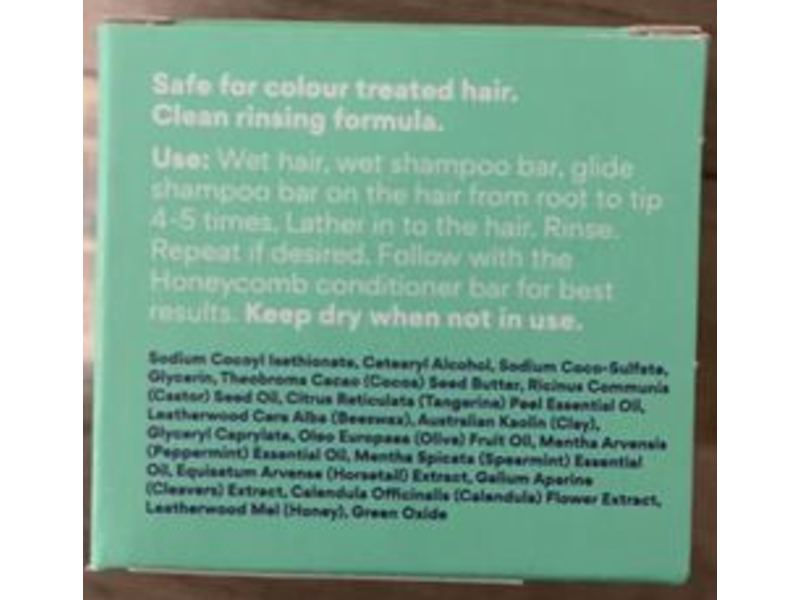 Beauty And The Bees Honeycomb Solid Shampoo Bar, 100 g