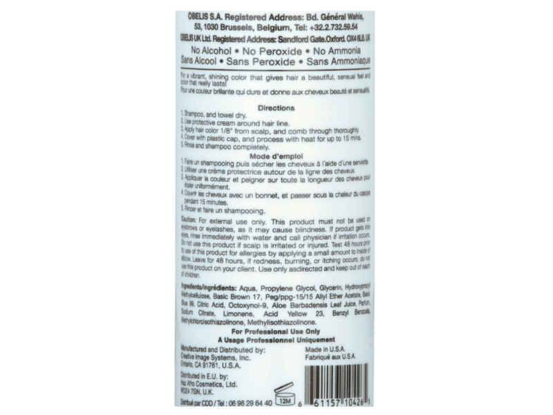 Adore Creative Image Semi Permanent Hair Color, 120 Black Velvet, 4 fl oz/118 mL, Pack Of 2