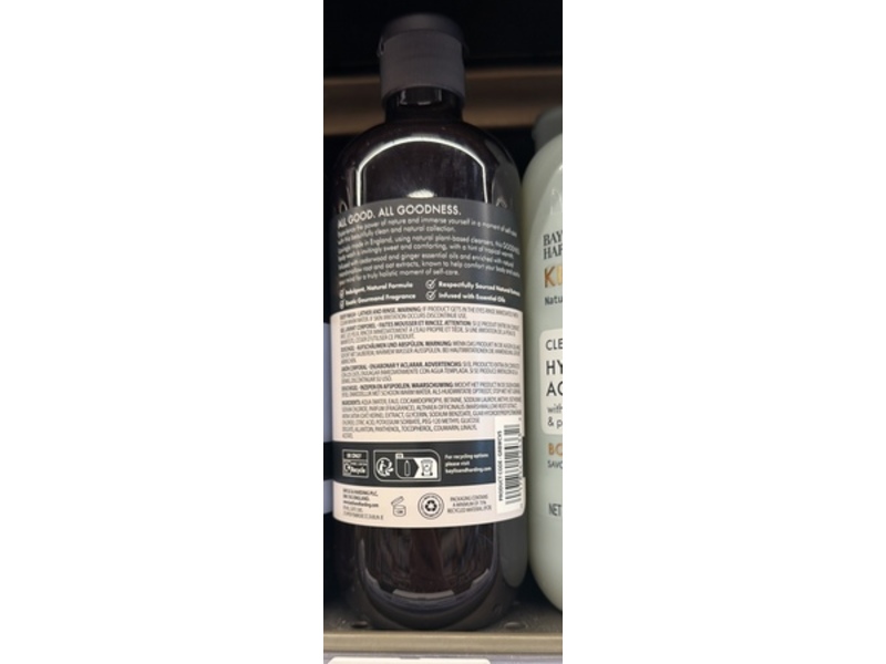 Baylis & Harding Goodness Natural Body Wash, Coconut, Vanilla & Shea, 16.9 fl oz/500 mL