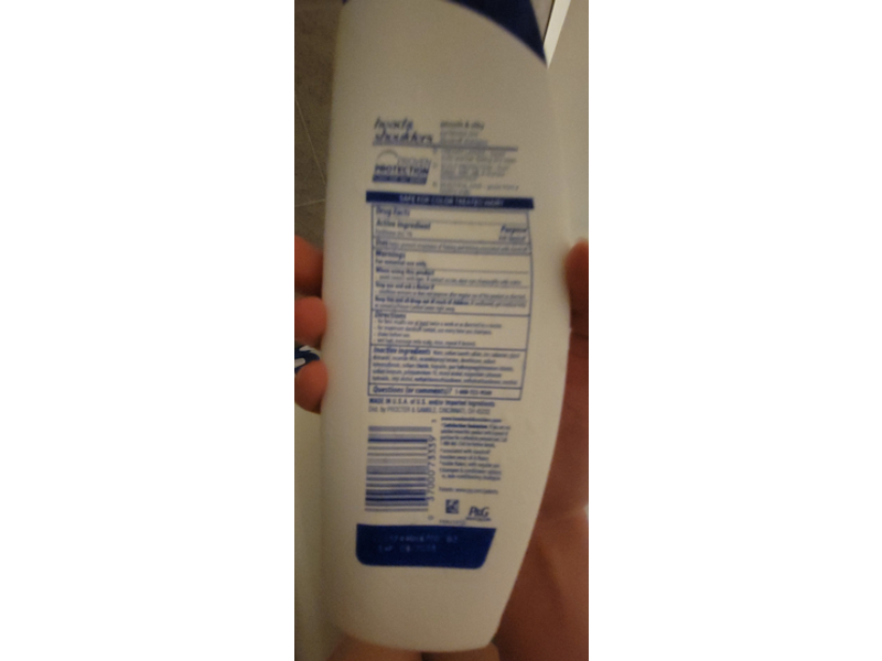 Head & Shoulders Daily Shampoo, Smooth & Silk, 12.8 fl oz/380 mL