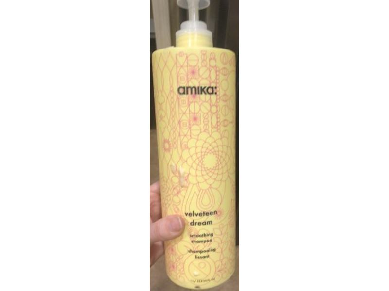 Amika Velveteen Dream Smoothing Shampoo, 33.8 fl oz/1 L