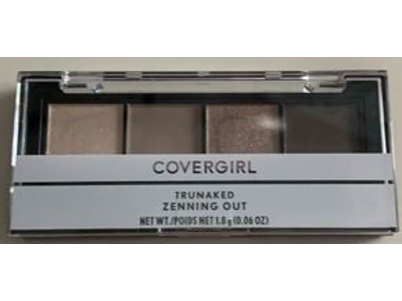 CoverGirl Trunaked Quad Eyeshadow Palette, 740 Zenning Out, 0.06 oz/1.8 g