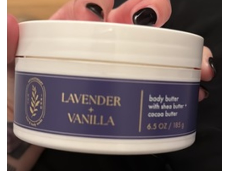 Bath & Body Works Body Butter, Lavender + Vanilla, 6.5 oz/185 g