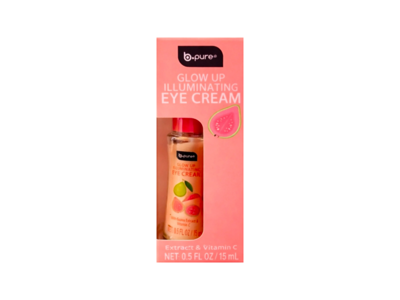 b.pure Glow Up Illuminating Eye Cream, Guava Extract & Vitamin C, 0.5 FL OZ/15 mL