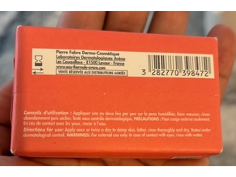 Avene Xeracalm A.D Ultra-Rich Bar, 3.5 oz/100 g