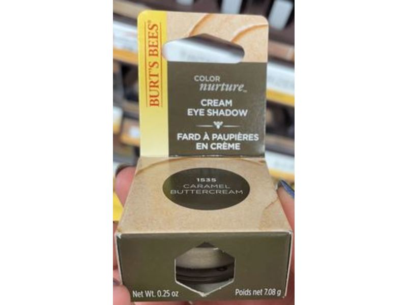 Burt's Bees Color Nurture Cream Eye Shadow, Caramel Buttercream, 0.25 oz