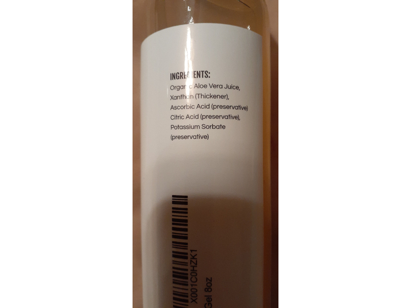 Kate Blanc Cosmetics Moisturizing Therapy, Aloe Vera Gel, 8 fl oz/237 mL