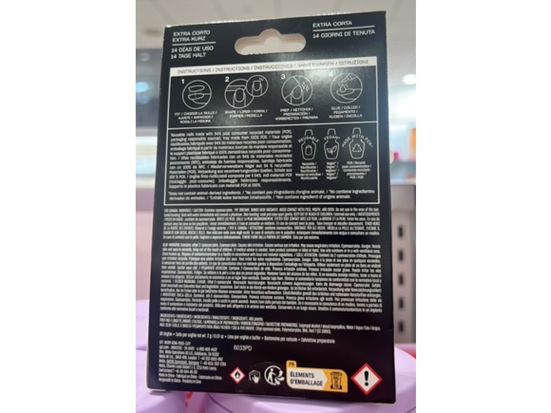 O.P.I Xpression Press On Nails, Funny Bunny, 30 Count