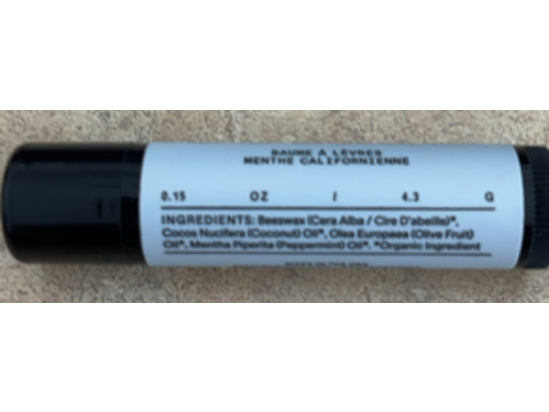 Salt & Stone California Mint Lip Balm, 0.15 oz/4.3 g, 1 Count