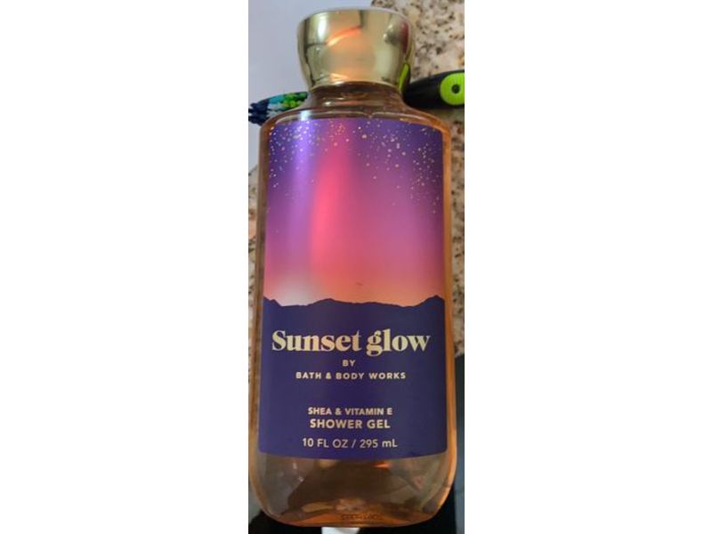 Bath & Body Works Sunset Glow Shower Gel, Shea & Vitamin E, 10 fl oz/295 mL