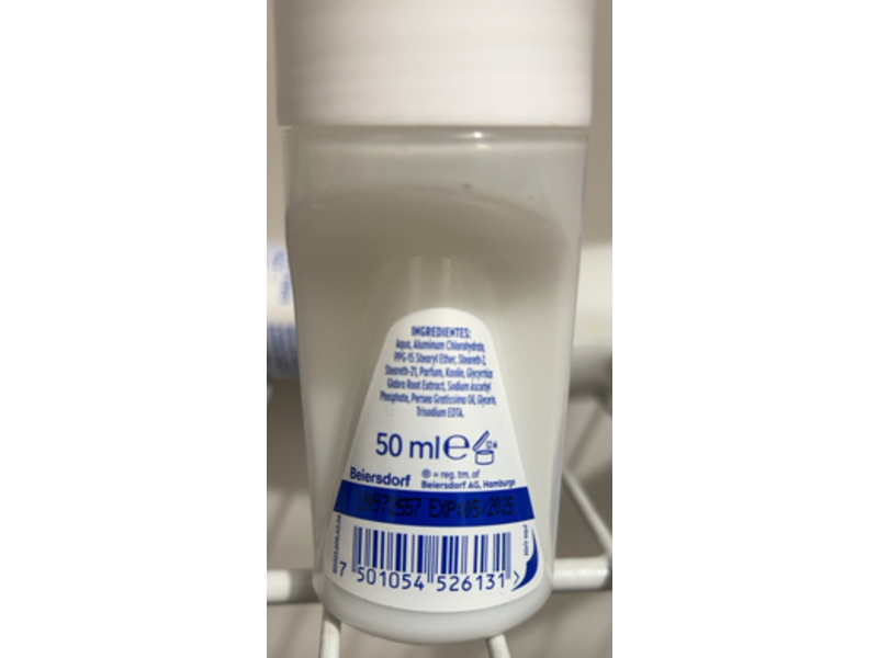 Nivea Roll-On Antitranspirante, Tono Natural, 50 mL